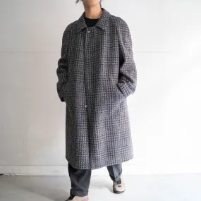 1970-80s France blue based tweed coat 'mint condition'