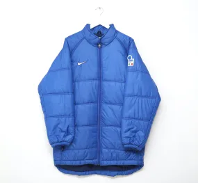 1998/99 ITALY Vintage Nike Padded Football Bench Coat Jacket (M/L) WC 98