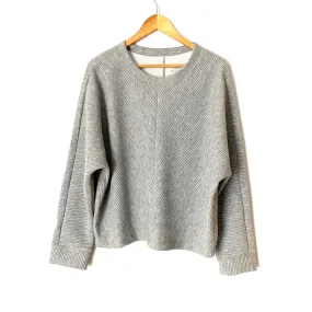 A New Day Grey Ribbed Sweater NWT- Size L