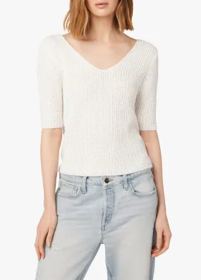 ALYSSA REVERSIBLE TWIST BACK SWEATER