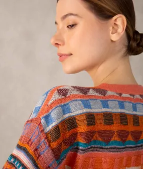 Baby Alpaca Jacquard Sweater