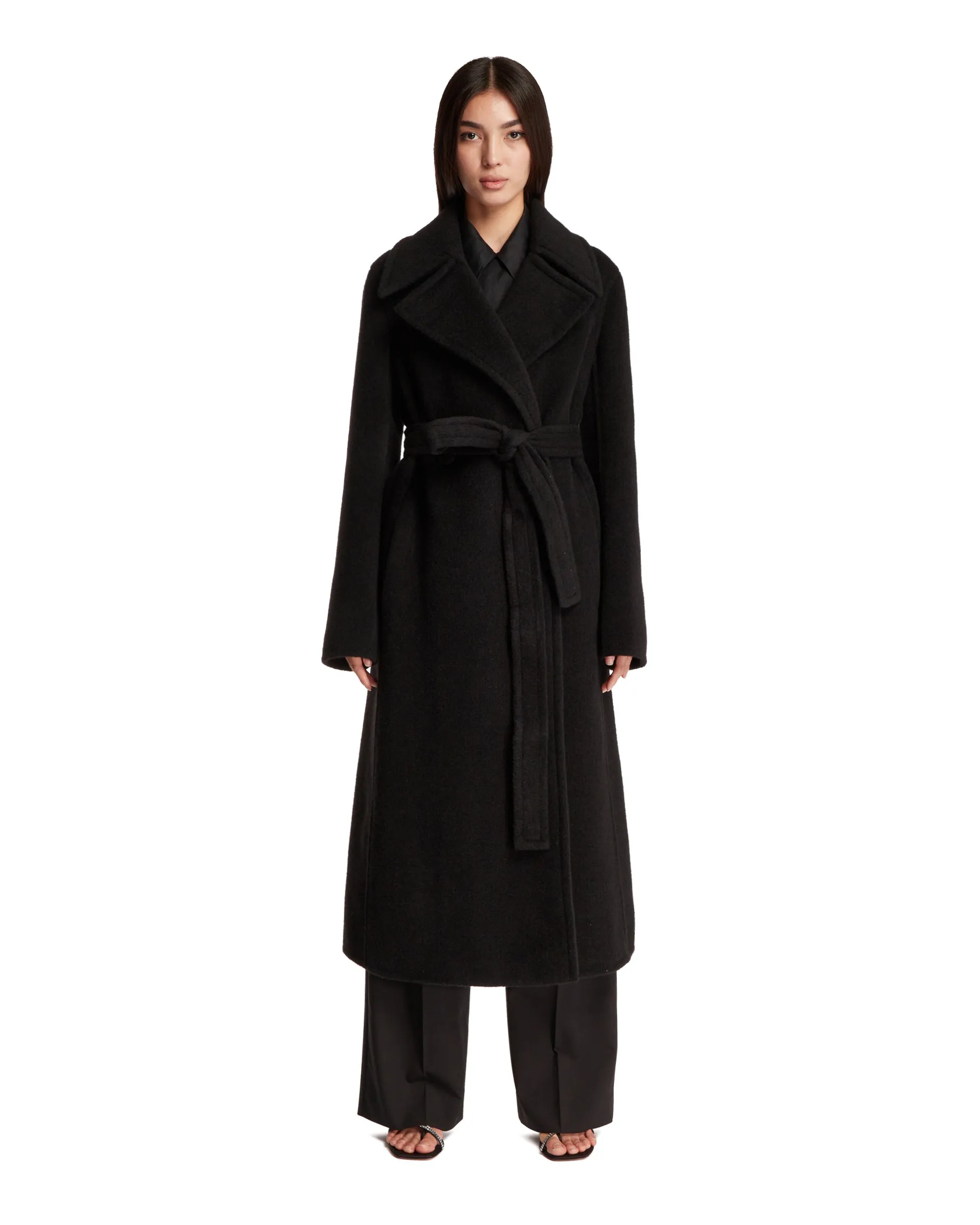 Black Long Wool Coat