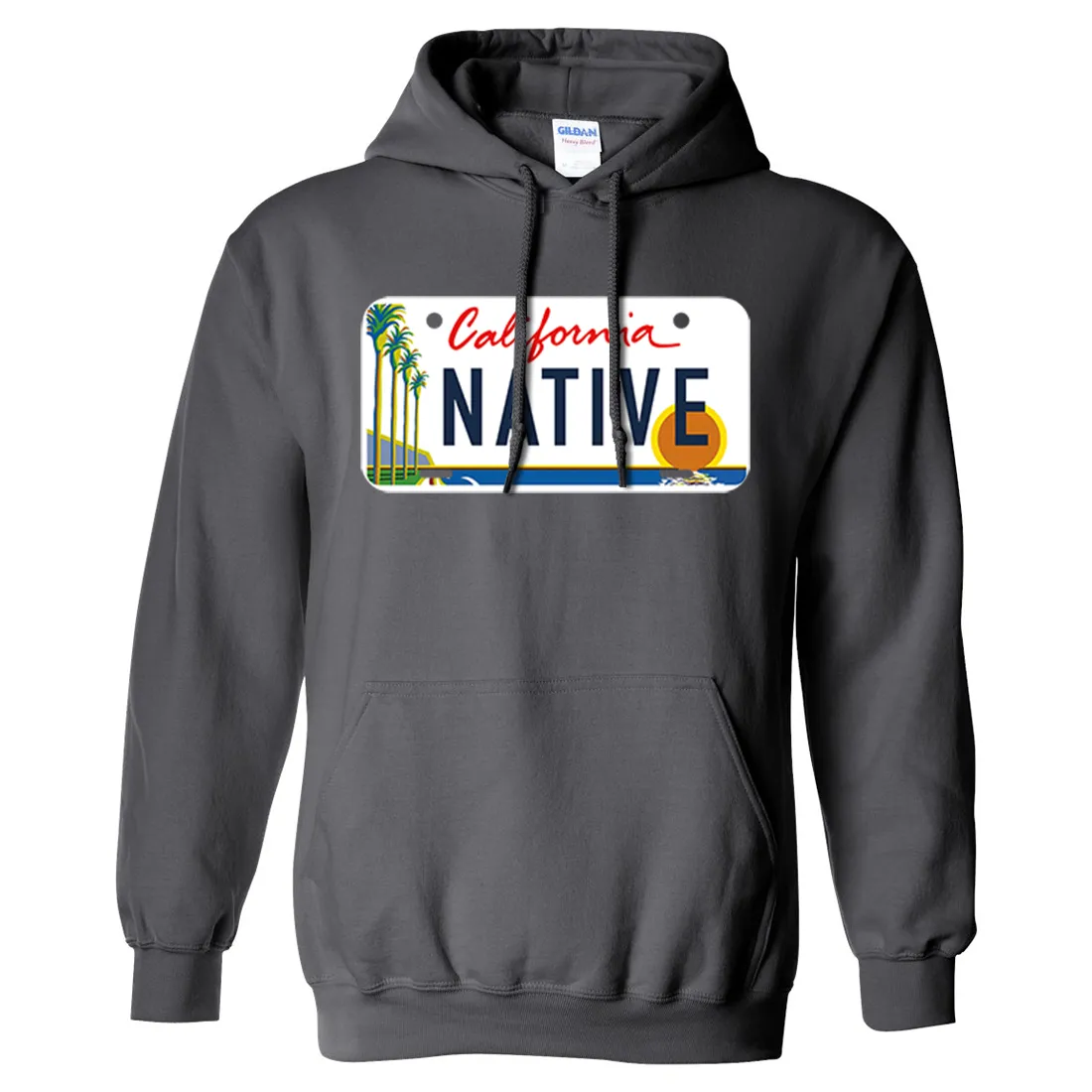 California Native License Plate Sweatshirt Hoodie