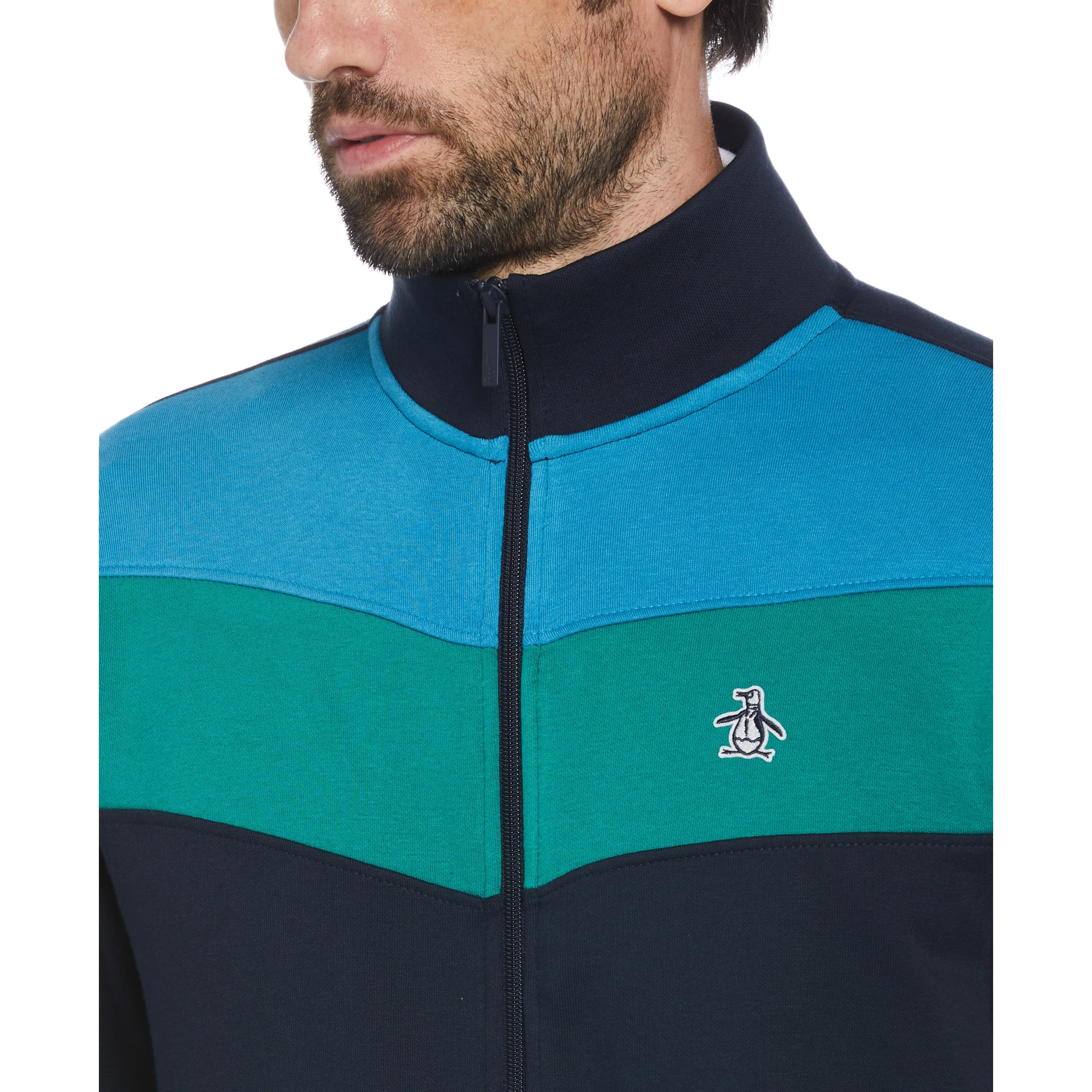 Colorblock Fleece Track Jacket