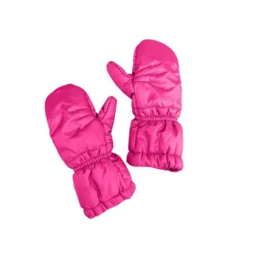 Puff Mittens - Fuchsia