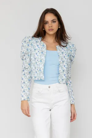 SALE - Parker Cropped Floral Jacket