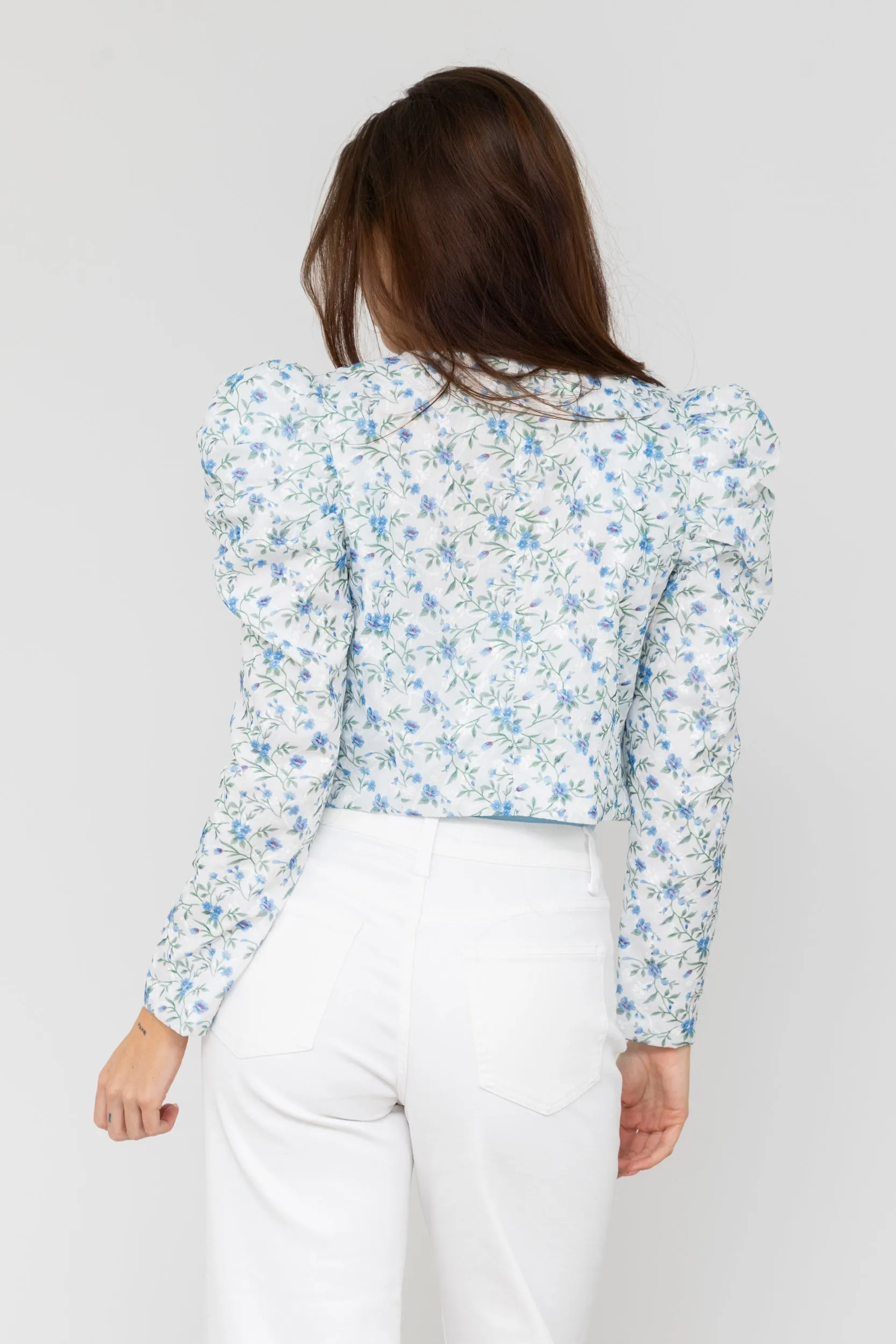 SALE - Parker Cropped Floral Jacket