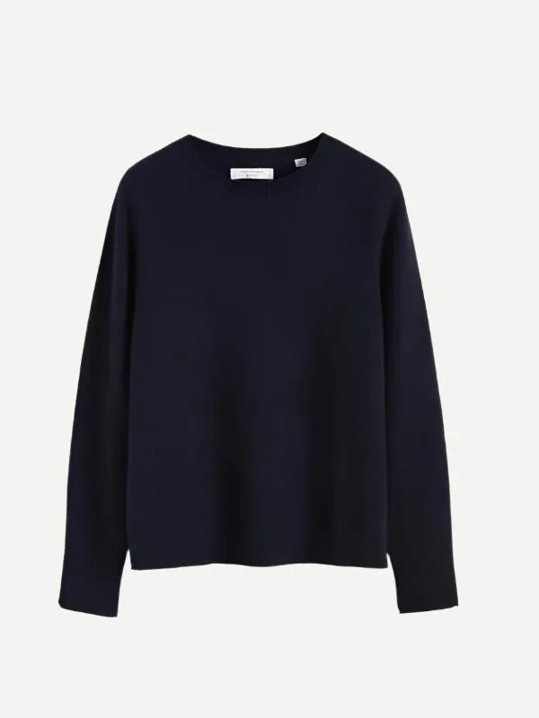 The Boxy Jumper in Navy